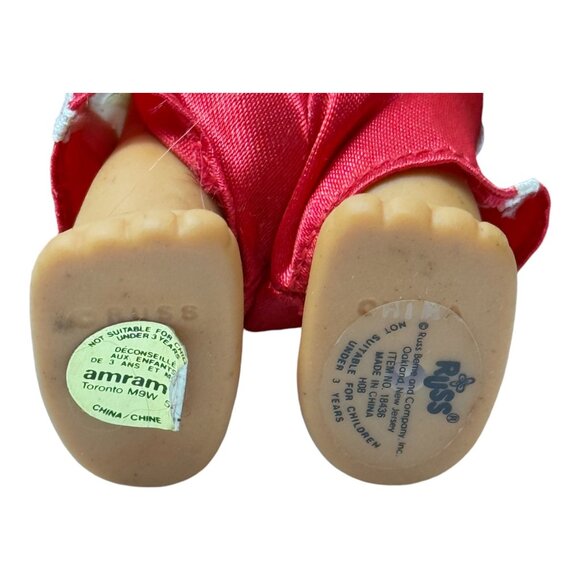 Russ Troll Doll Lot 4  Greek China Excercise Boxer 5 inch Vintage 1990s - Picture 11 of 12